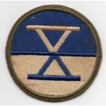 WWII 10th Corps Patch