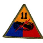 WWII 11th Armor Division Patch
