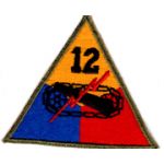 WWII 12th Armor Division Patch