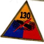 130th Armor Patch.