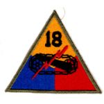 WWII 18h Armor Division Patch