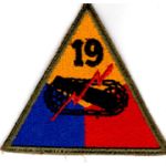 WWII 19th Armor Division Patch.