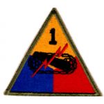 WWII 1st Armor Division Patch