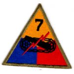 WWII 7th Armor Division Patch