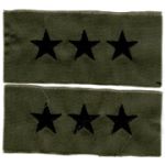 Vietnam Era Lieutenant General Officers Collar Rank