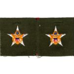 1960's US Army Geenral Staff Officers BOS Collar  Patch.