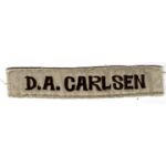 Vietnam US Marine Corps In-country Made Name Strip