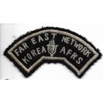 Korean War Armed Forces Radio Service / AFRS Far East Network Korea Scroll / Patch