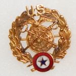 WWI Quartermaster Son In Service Sweetheart / Patriotic Pin