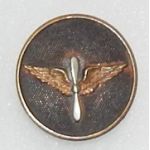 WWI Air Service Two Tone Enlisted Collar Disc