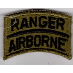 Vietnam Era Theatre Made Airborne Ranger Tab Set