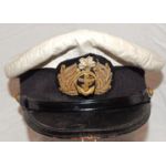 WWII Imperial Japanese Naval Officers White Cover Visor Hat