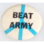 Vietnam Era Peace Beat Army Pin