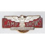WWII US Army Camp Show Volunteer Badge