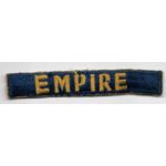 1950's 27th Armored Division EMPIRE Japanese Made Tab