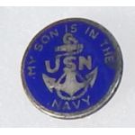 WWII US Navy Son In Service Patriotic / Sweetheart Pin