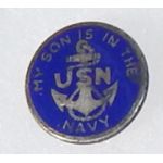 WWII US Navy Son In Service Patriotic / Sweetheart Pin