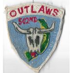 Vietnam 502nd Aviation Company OUTLAWS Chain Stitched Patch From Unit Commander