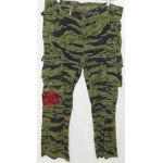 Vietnam Tailored Coarse Pattern Tiger Stripe Trousers