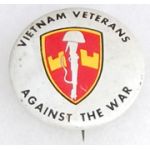 MACV Vietnam Veterans Against The War Pin Back