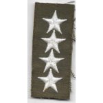 ARVN / South Vietnamese Army Four Star General Rank Patch