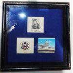 Vietnam Era Martha Raye Framed Congress Matchbooks & ID Photo