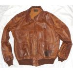 WWII AAF Size 50 A-2 Leather Flight Jacket