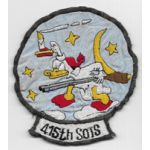 Vietnam US Air Force 415th Special Operations Squadron Disney Donald Duck Squadron Patch