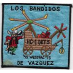 Vietnam US Navy HC-1 Detachment 5 LOS BANDIDOS WESTPAC Cruise / Squadron Patch