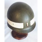 Lieutenant Vietnam Era Helmet Liner With Painted White Stripe
