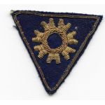 WWII Italian Made Bullion AAF Mechanics Specialty Triangle Patch