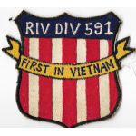 Vietnam US Navy River Division 591 Japanese Made Patch