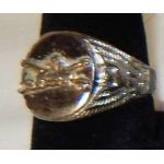 WWII Armor Cavalry Silver Ring