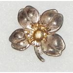 WWII US Marine Corps Four Leaf Clover Sweetheart/ Patriotic Pin