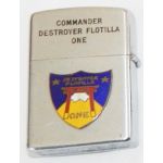 1960's US Navy Commander Destroyer Flotilla One Prince Lighter