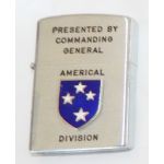 Vietnam Americal Division Commanding General Presentation Lighter