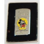 NOS 1980 Mikey Mouse Cased Zippo