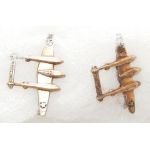 WWII P-38 Fighter Aircraft Sweetheart Earrings