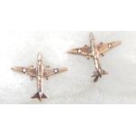 WWII B-26 (?)  Bombers Sweetheart Earrings