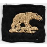 WWII US Marine Corps Iceland Detachment Hand Embroidered Patch