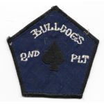 Vietnam 2nd Platoon 129th Aviation Company BULLDOGS Pocket Patch