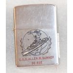 1958 US Navy USS Allen M Sumner DD-692 Zippo Lighter