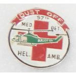 Vietnam 57th Medical Detachment ORIGINAL DUST OFF Beercan DI
