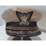 WWII US Coast Guard Officers Visor Cap