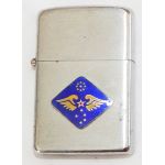 1955 Far East Air Force Airmens Open Mess Tokyo Wellington Cigarette Lighter