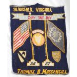 1956-57 24th Infantry Division Korea Back Patch