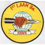 Vietnam Era US Marine Corps 1st LAAM / Light Antiaircraft Missile Battalion Back Patch