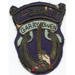WWII - Occupation Period 7th Cavalry Regiment GARRY OWEN Japanese Bullion Pocket Patch