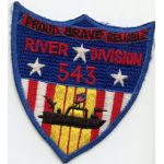 Vietnam US Navy River Division 543 Japanese Made Patch