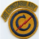 WWII - Occupation Period Constabulary Forces & Tab Patch Set